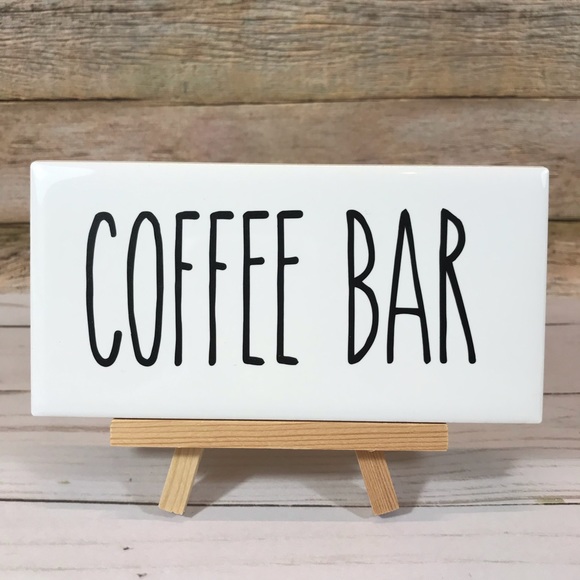 Coffee Bar Decorative Tile Sign, Farmhouse Decor - Picture 7 of 7